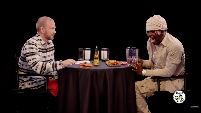 Illustration for article titled Lil Yachty, 21, Has Never Tried Hot Sauce Before. Watch Him Pop His Pepper